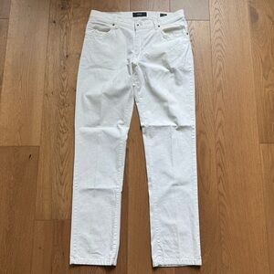 Brax Cadiz Men’s Straight Leg Denim Jeans - 36 x 34 - White - Like New